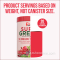 Bio -Energiepulverpilze Super Greens Berry Pulver